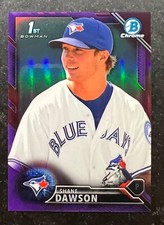 2016 Bowman Chrome Prospects Purple Refractor Shane Dawson #161 193/250