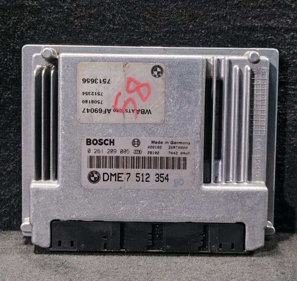 BMW 3 SERIES E46 1.6 PETROL ENGINE CONTROL UNIT ECU MODULE ONLY - 7512354