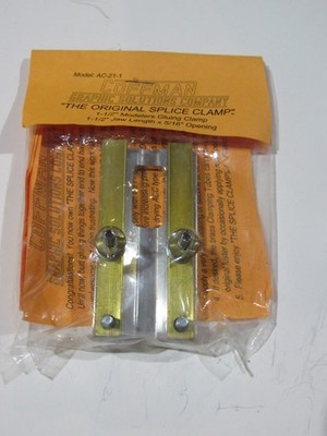 COFFMAN GRAPHIC SOLUTIONS CO. ''THE ORIGINAL SPLICE CLAMP''- #AC-21-1- HOBBY/MODEL