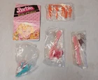 Estate Lot Vintage 1984 Peaches & Cream BARBIE Doll Shoes Case Comb Accessories