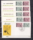 [LG80938] Belgium N°1342/1343FDC Cept First Day Cover COB € 11,25 UNG
