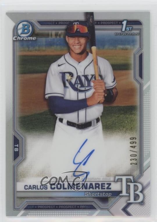 2021 Bowman Chrome Prospect Refractor 230/499 Carlos Colmenarez #CPA-CC Auto o8h