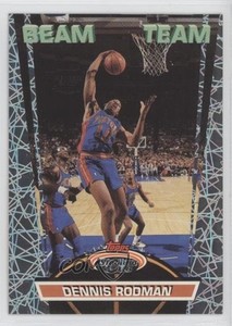 1992-93 Topps Stadium Club Beam Team Members Only Dennis Rodman #19 HOF
