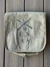 U.S. ARMY, M1878 HAVERSACK, L COMPANY, 52nd INFANTRY, SOLDIERS NUMBER 38