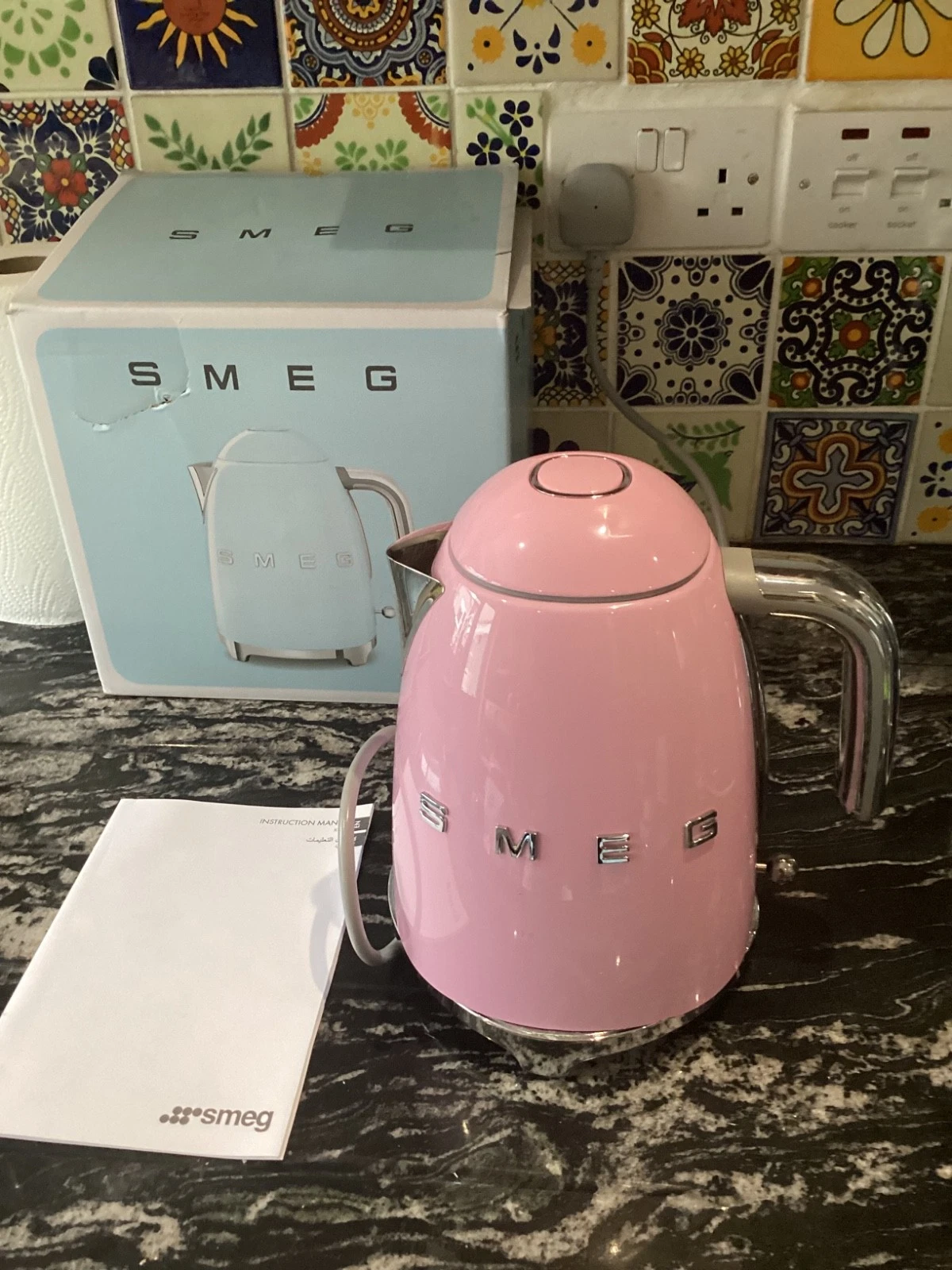 SMEG Kettle KLF03PKUK Pink
Opens in a new window or tab