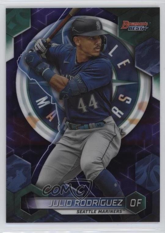2023 Bowman's Best Purple Refractor 242/250 Julio Rodriguez Rodríguez #9 0lj0
