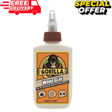 Gorilla Wood Glue 6202003 Natural Wood Color, 4 ounce Bottle GREAT DEAL 