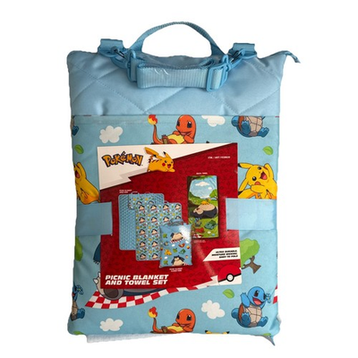 #ad Pokemon Picnic Blanket amp; Beach Towel Set Costco Exclusive Outdoor Moisture Wick $64.80
