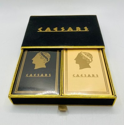 Vintage Caesars Palace Las Vegas Double Deck Playing Cards - Factory Sealed
