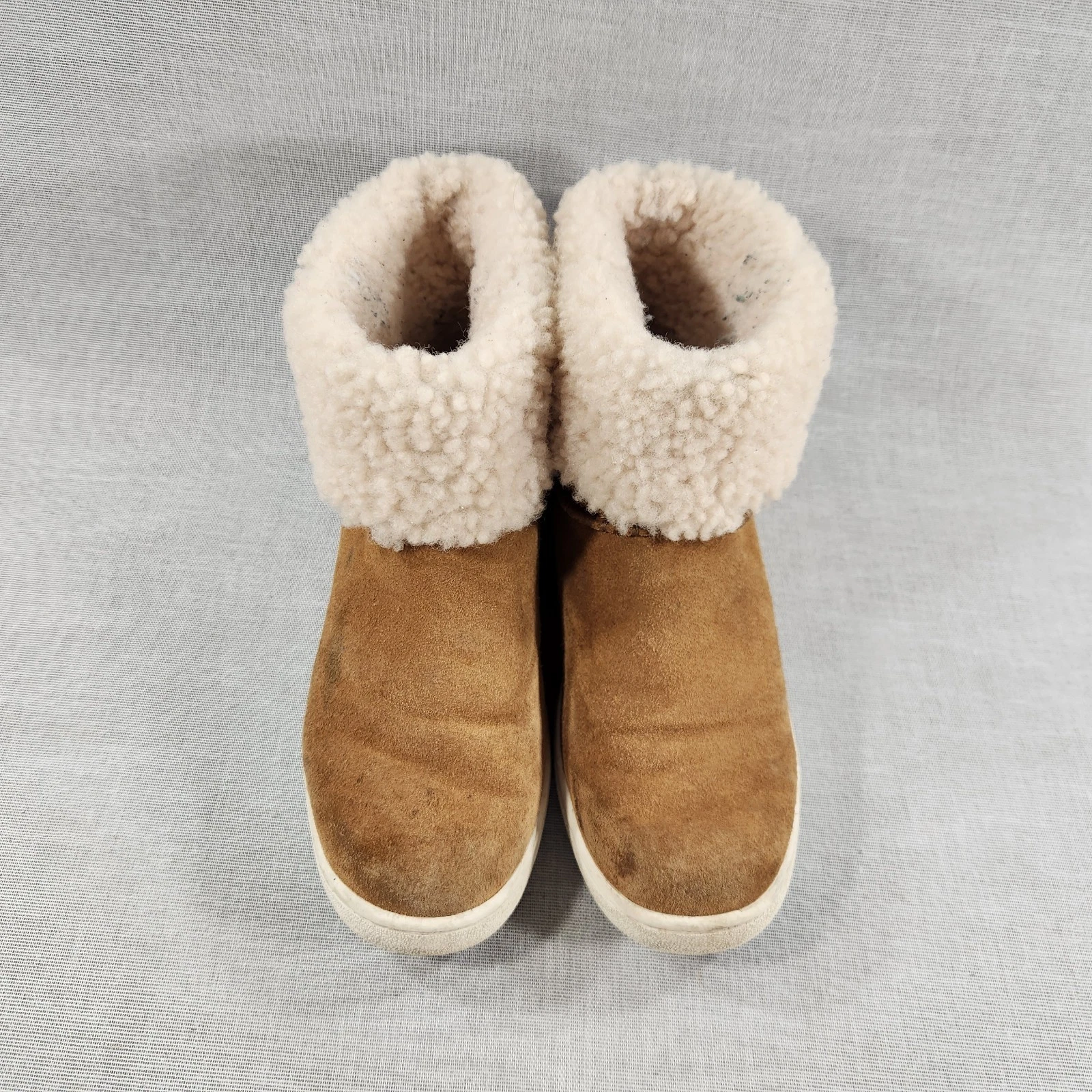 Stivali donna classici UGG Mika taglia 8 marroni scamosciati scarpe slip on