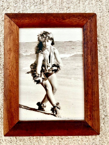HAWAII SOLID KOA WOOD 3/4" WIDE Picture Frame  6.25” x 8.25” FITS 5" X 7" Image