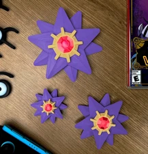 3" Starmie Fidget Spinner | 3D Printed Stress Relief Collectible PokemonDesk Toy
