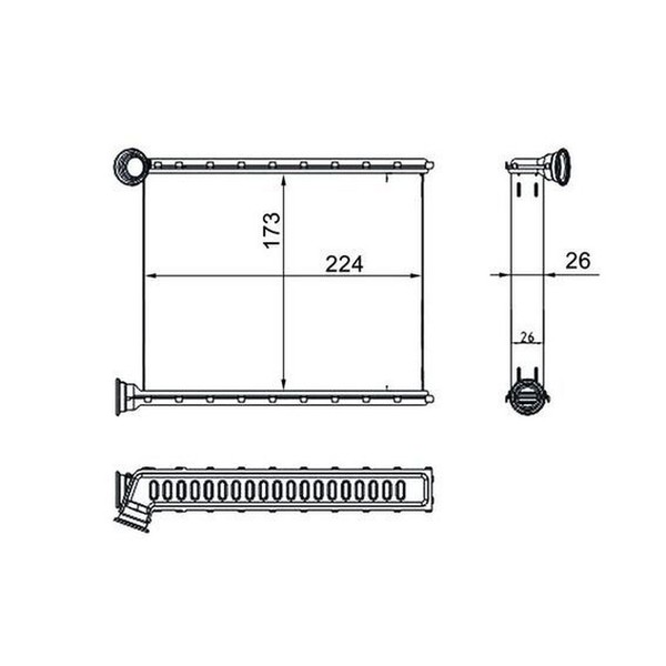 Mahle AH 270 000S WäRmetauscher, Innenraumheizung-image