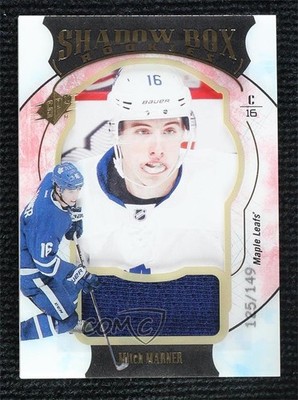 2016 SPx Shadow Box Rookies Red Material 125/149 Mitch Marner #71 Rookie RC lb9