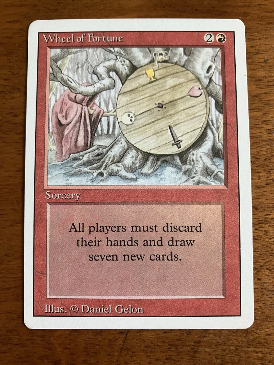 Wheel Of Fortune In Individual Magic: The Gathering Cards for sale