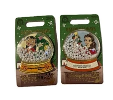 New Disney PIN LE 2025 Christmas Pooh Dalmatians Lady Pluto Happy Holiday Resort