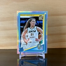 2025 Donruss WNBA #98 Maddy Westbeld Rated Rookie Silver Holo & Base Sky 2