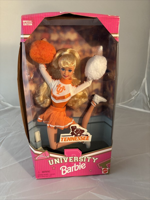 Vintage 1997 Barbie University of Tenn. Cheerleader Mattel #17554, Volunteers