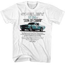 Carroll Shelby Son Of Cobra White Icon Shirt