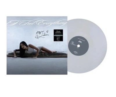 Maggie Lindemann I Feel Everything LP Cloud White Vinyl Signed SLEEVE MINT