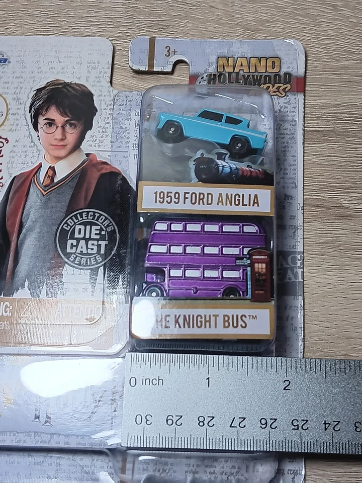 *Envío gratuito* Harry Potter Jada Nano Hollywood Rides Knight Bus + Ford Anglia 1959 Foto 4 de 4