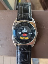 Authentic Disney Parks Mickey Mouse Watch Genuine Leather K130-6377-713185