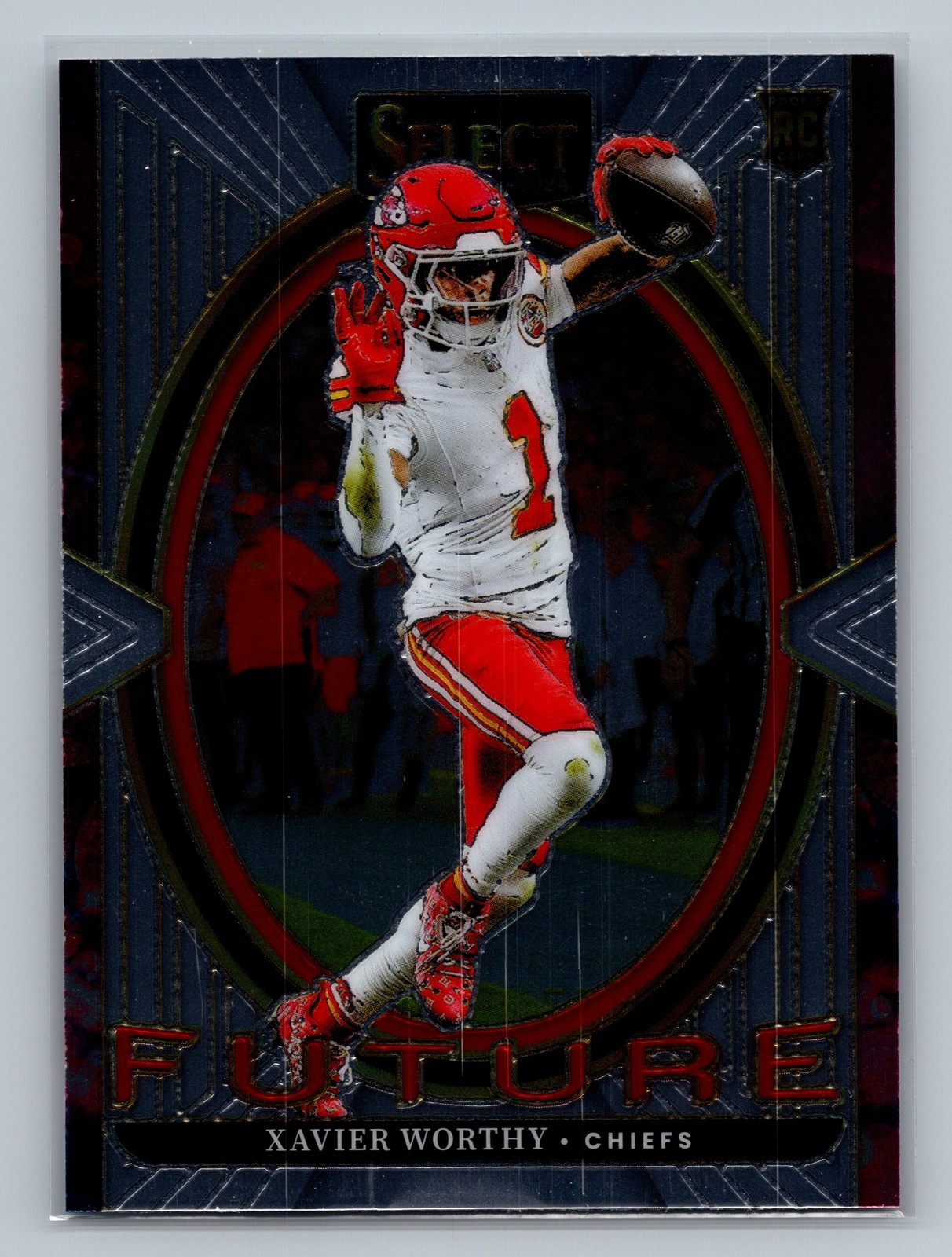 2024 Panini Select Xavier Worthy Select Future #8