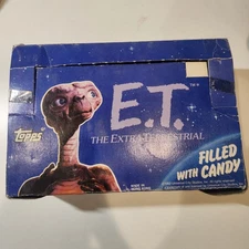 1982 Topps E.T. Movie- Lot of 16 Candy Heads + Rare Factory Promo Box