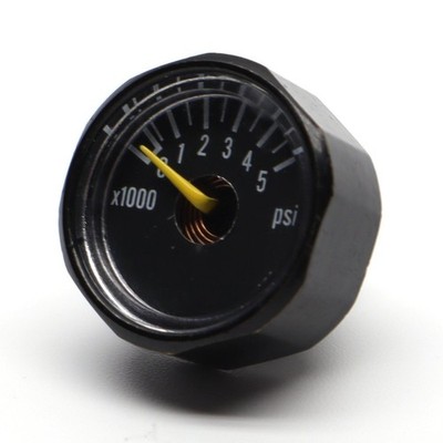 5000 PSI HPA Gauge for Paintball Air Tanks - Captain O-Ring