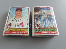 2025 TOPPS HERITAGE BASEBALL SILVER SPARKLE CHROME PARALLEL CARDS  LOT OF 47