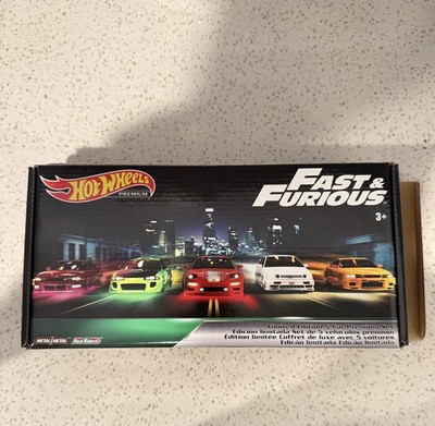 2019 Hot Wheels Amazon Exclusive Fast & Furious Limited Edition 5 Car Set
