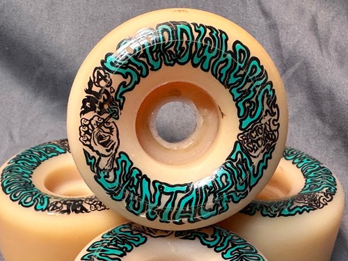 Vtg Santa Cruz Speed Wheels 56mm 95A Factory Seconds NOS 80's Skate Salba Hosoi - Picture 2 of 5