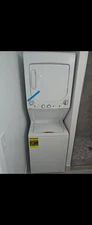 GE Unitized Spacemaker 2.0 Cuft Washer and Dryer in White Smart (GUD24ESSMWW)