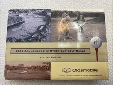 2001 Commemorative Ryder Cup Golf Balls Limited Edition B36