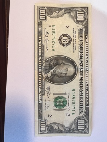 1969 Series A $100 Dollar Bill Very Nice Clean Crisp Circulated Uncertified - Picture 7 of 7