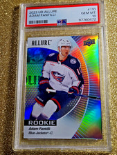 2023-24 Upper Deck Allure Rainbow RC Adam Fantilli Rookie SP #110 PSA 10 GEM