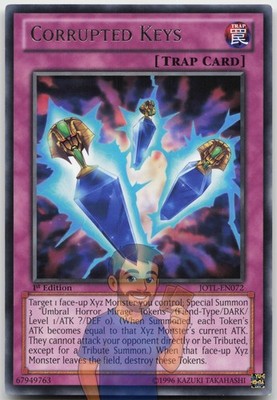 Verderbte Schlüssel JOTL-DE072 Rare 1. Auflage Near Mint Yugioh