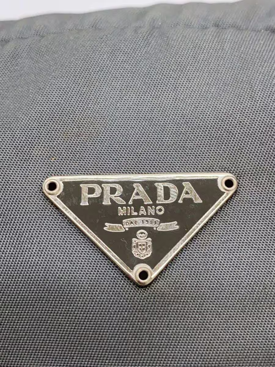 PRADA Pouch Nylon Khaki Solid Authentic Rare Exce… - image 5