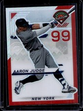 2025 Panini Prospect Edition Aaron Judge Holo Ticket Red #/199 Yankees