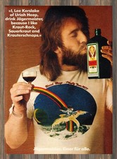 J&auml;germeister #1343 - Lee Kerslake - Reklame Werbeanzeige Original-Werbung 1978