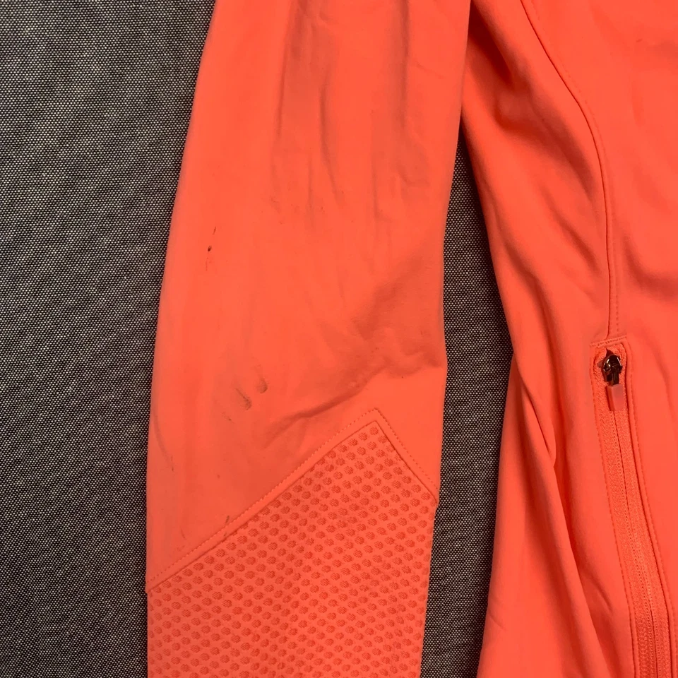 Jaqueta Talbots Feminina Tamanho S Laranja Coral Zíper Completo Roupa Esportiva Nylon - Imagem 4 de 4