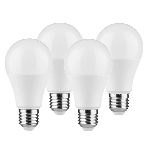 4 X Müller-Licht LED Leuchtmittel Birnen 9W = 60W E27 Matt 806Lm Warmweiß 2700K-image