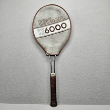 Vintage Wilson TX6000 Tennis Racquet With Cover EUC