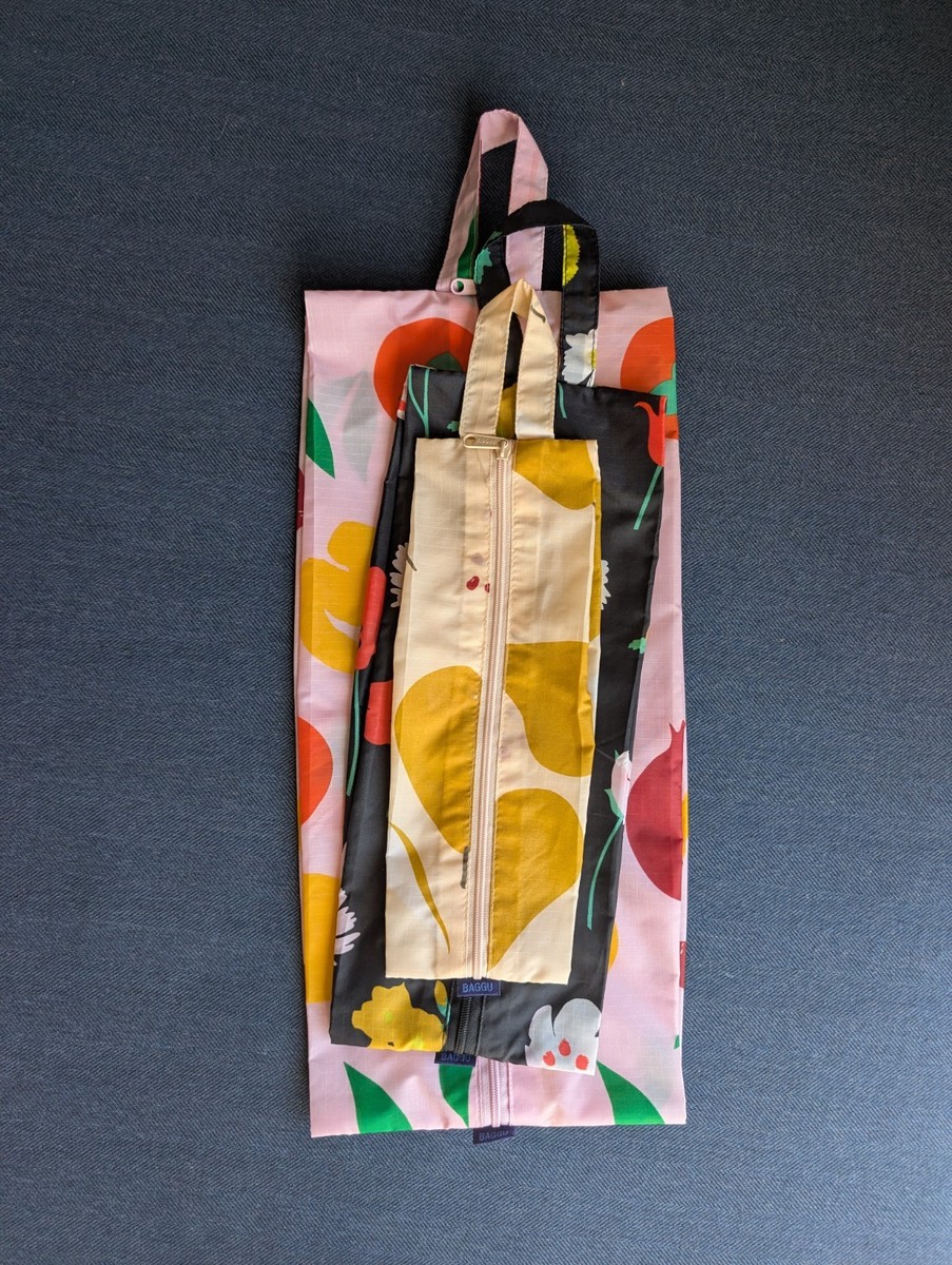 Baggu 3D ZIP Set in Autumn Fruit, Wildflower - discontinued | eBay