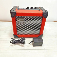 Roland Micro Cube Portable 2W Guitar Amplifier N225 Red Used from Japan