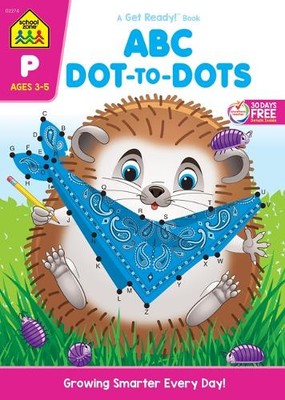 School Zone Joan Hoffman School Zone ABC Dot-To-Dots Workbook (Paperback)