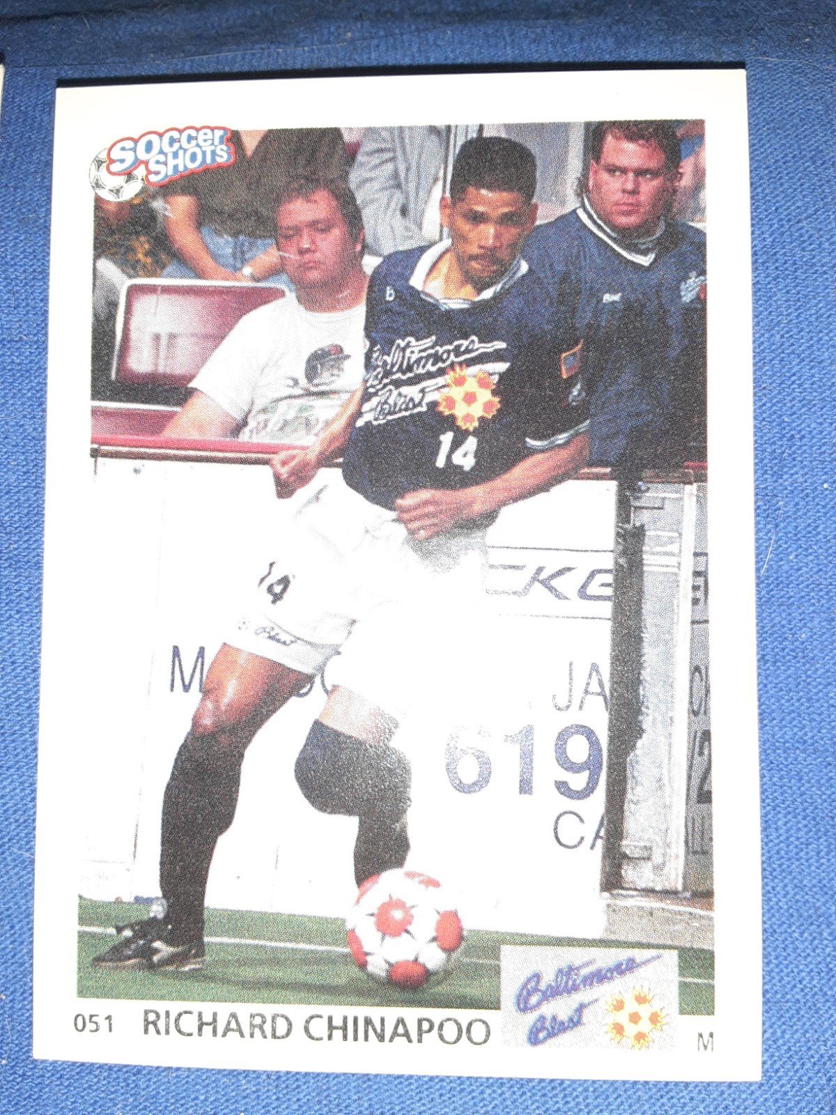 1991 Soccer Shots MSL  RICHARD CHINAPOO #051