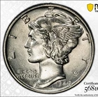 1940-P Mercury Dime – PCGS AU58FB (Full Bands)