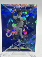 2025 Panini Crusade - Crusade -  Thomas White #45 Blue Cracked Ice (RC)