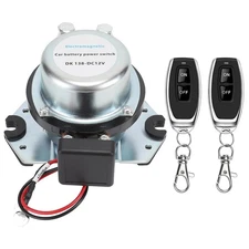 12V Remote Battery Disconnect Switch,300A Heavy Duty Car Kill Switch,Anti... 